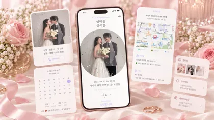 모바일 청첩장에 꼭 들어가야 하는 필수 항목 7가지